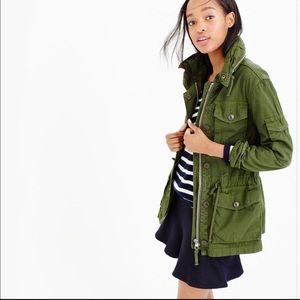 J. Crew Field Mechanic Jacket XS Olive Green